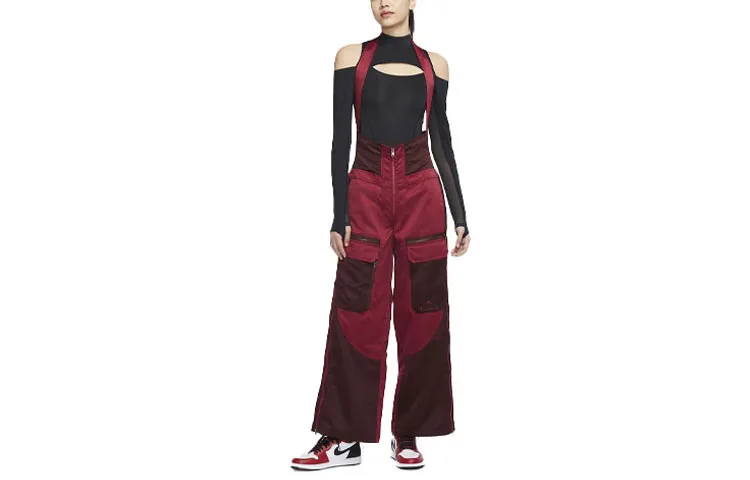 Jordan Casual Pants Women's Red Moderate Cargo Pants