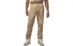 Jordan ESSENTIALS Knitted Sweatpants Men's Apricot Moderate Straight Fit Pants