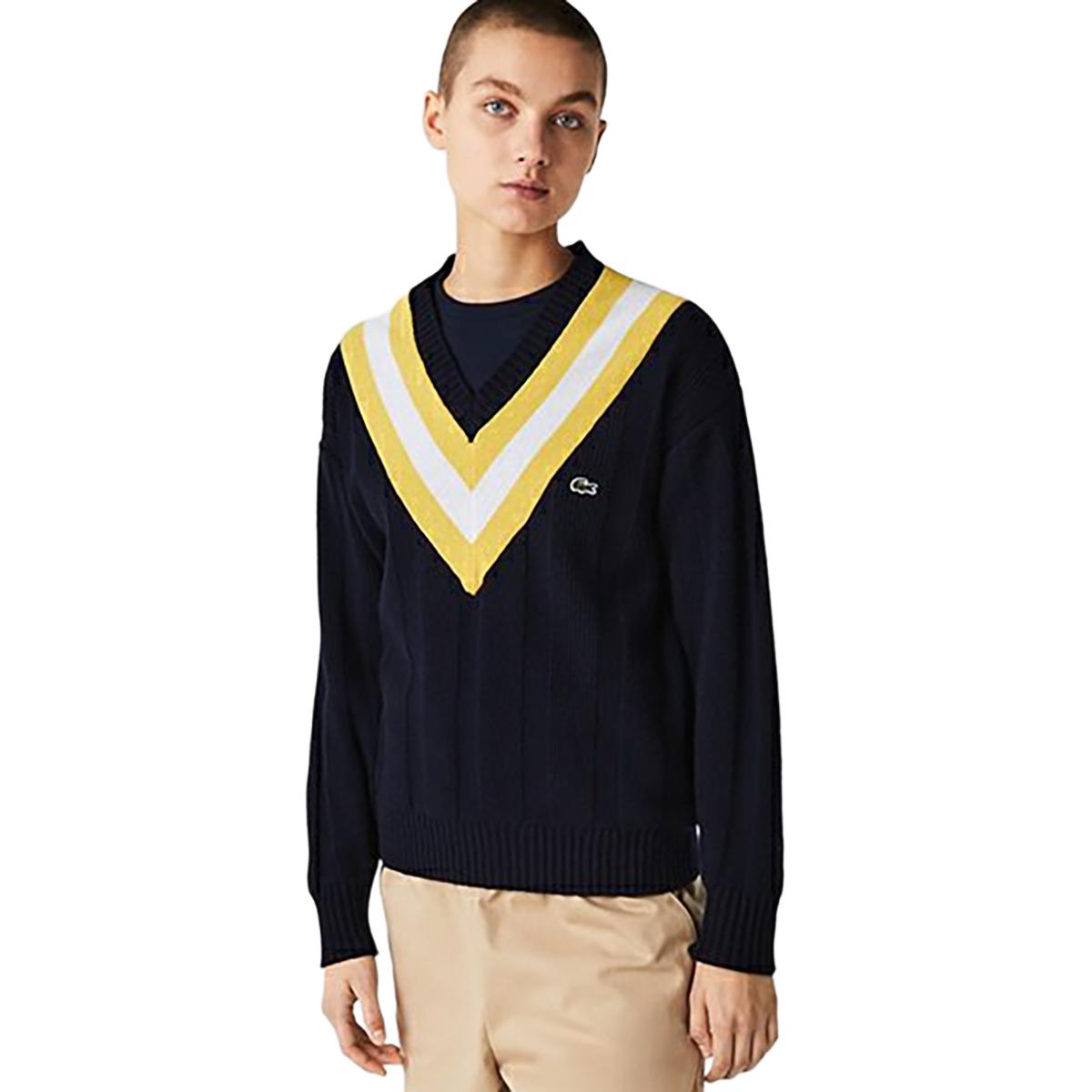 Женские свитер LACOSTE LACOSTE V (синяя)