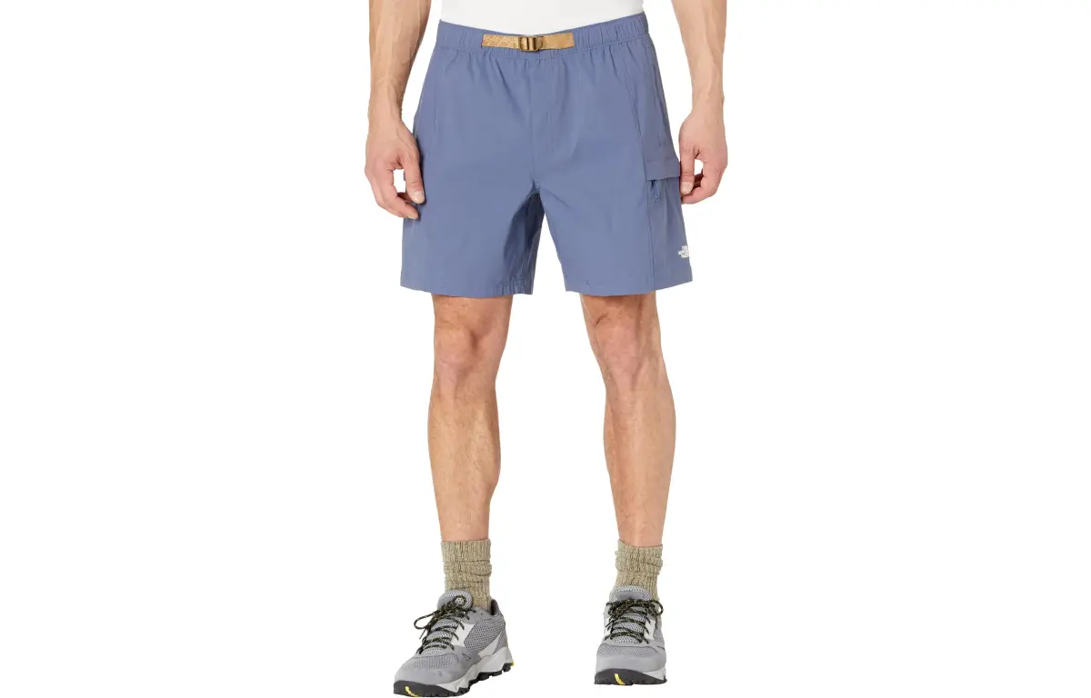 THE NORTH FACE Casual Shorts Men's Blue Moderate Straight Fit Pants