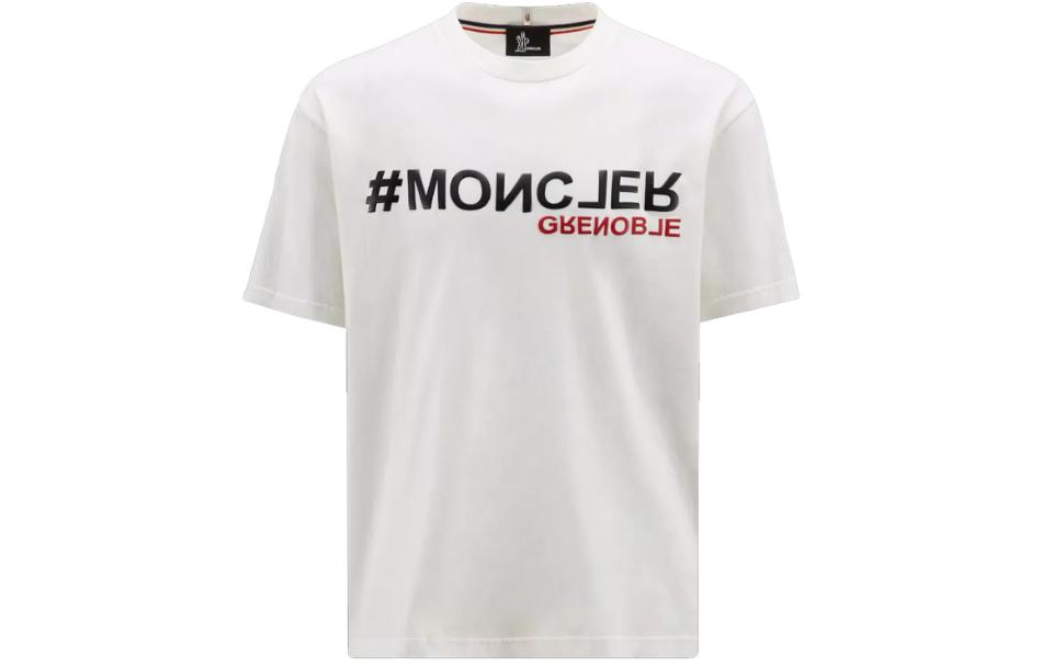 Мужская футболка Moncler Grenoble FW22 (белая)
