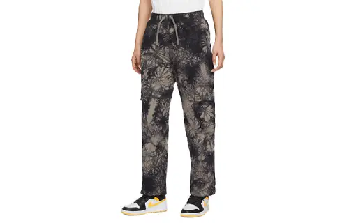 Jordan Casual Pants Women's Olive Gray Moderate Straight Fit Pants