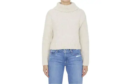 Bottega Veneta Sweaters Women's White Lapel Moderate Other