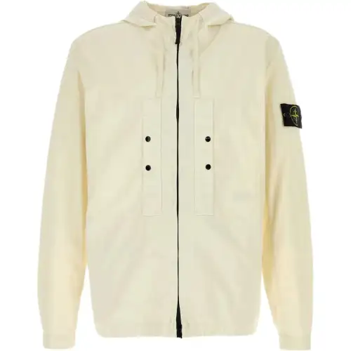 STONE ISLAND Jackets & Coats Men's Yellow