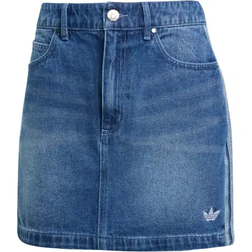 Adidas Originals Adicolor 3 Stripes Denim Mini Skirt