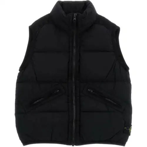 STONE ISLAND Junior Zip Up Padded Vest