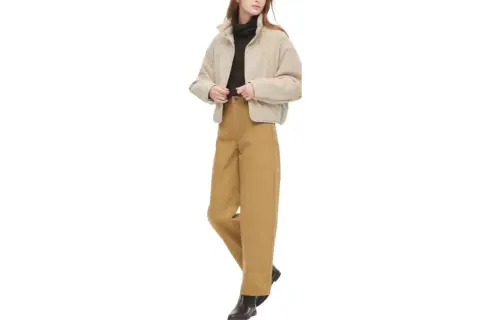UNIQLO Straight Fit Pants Jeans Women's Yellow
