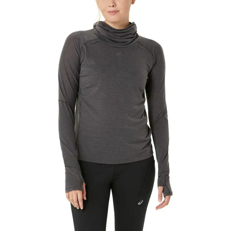 Asics Metarun WINTER LS Sweatshirt Women's Gray Black