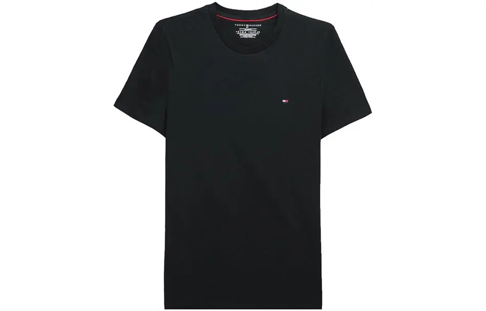 Tommy Hilfiger T Shirts Men's Crew Neck Moderate Straight Fit