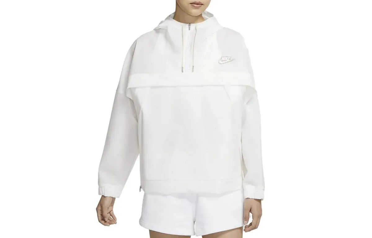 Nike Jackets Women's White Hooded Moderate Other