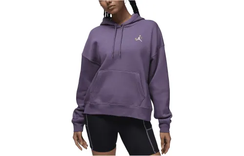 Jordan Sweatshirts Women's Purple Hooded Moderate Regular