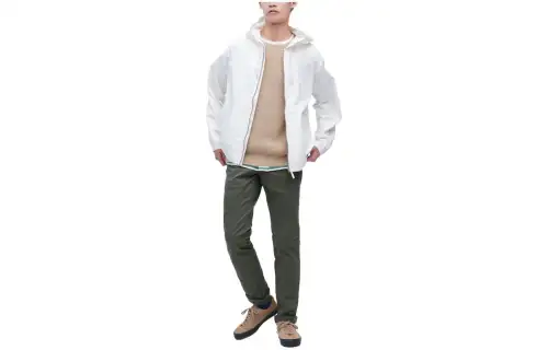 UNIQLO Casual Pants Men's Dark Olive Moderate Slim Fit Pants