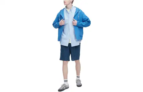 UNIQLO Casual Shorts Men's Dark Blue Moderate