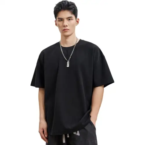 BD.POWER UP+ T Shirts Unisex Crew Neck Moderate Heavyweight