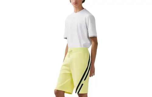 HERMES Casual Shorts Men's Lemon Water Yellow Moderate