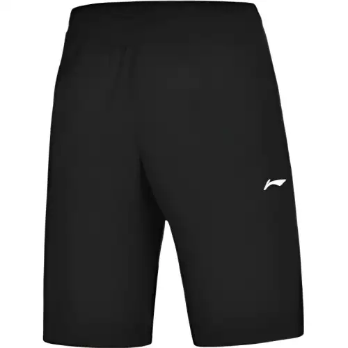 Li Ning Knitted Sweatpants Men's Black Moderate Straight Fit Pants