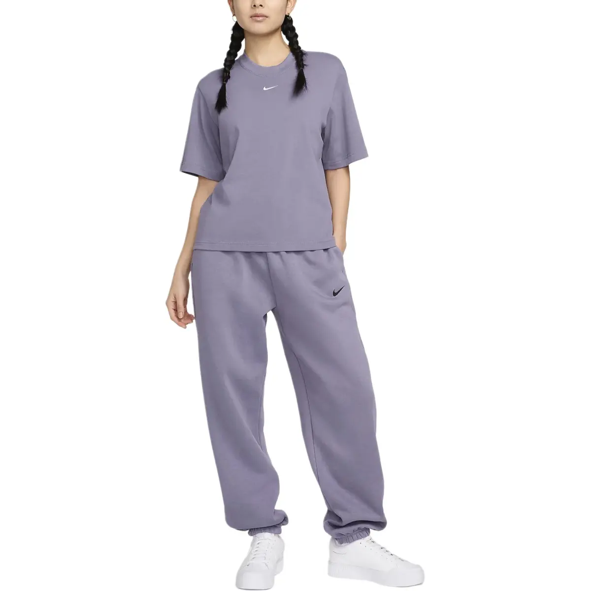 Nike Sportswear Essentials T Shirt Women's Purple