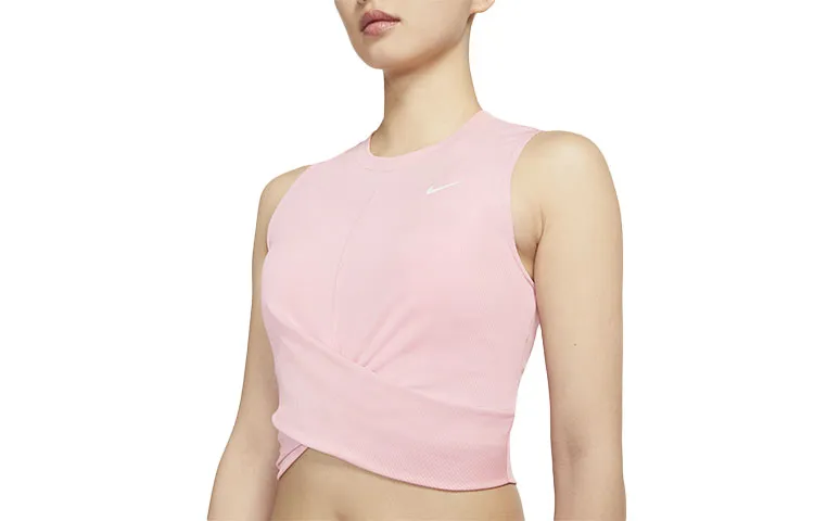 Nike Dri-Fit Sleeveless Sports Shirts Women's Pink Racerback