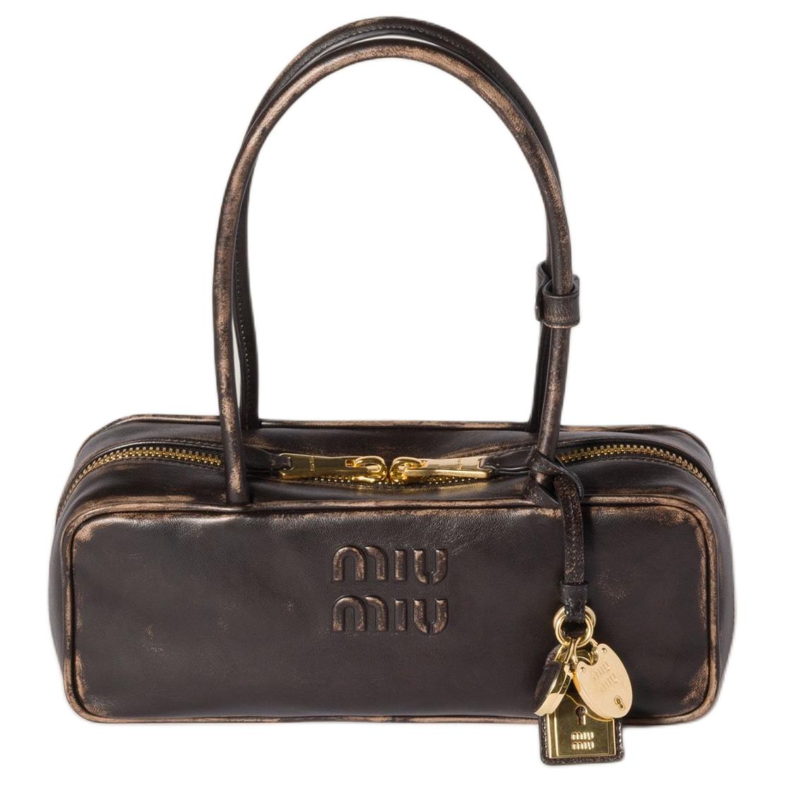 Женская сумка MIU MIU Beau (коричневая)
