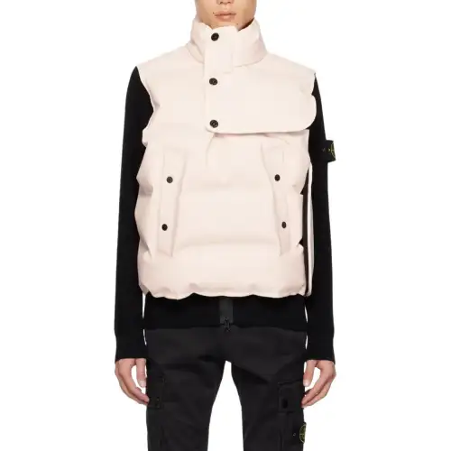 STONE ISLAND FW25 Down Jacket Unisex Pink