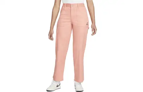 Jordan Casual Pants Women's Pink Moderate Straight Fit Pants