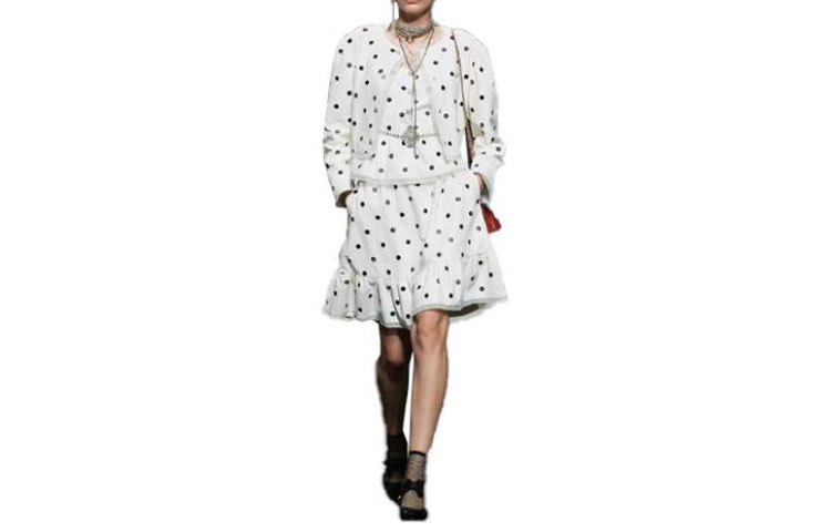 CHANEL SS23 Casual Short Skirts Women's White