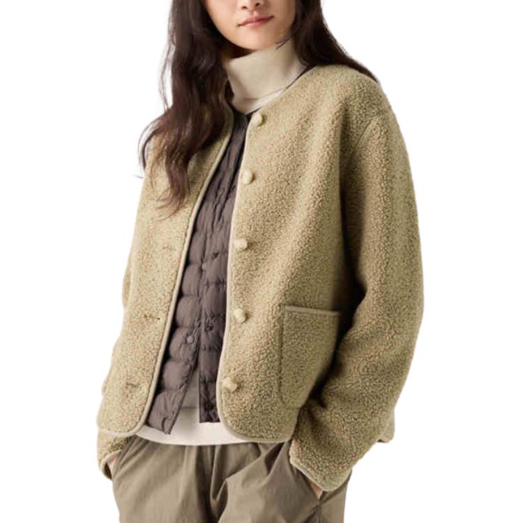 Женская куртка UNIQLO (бежевая)