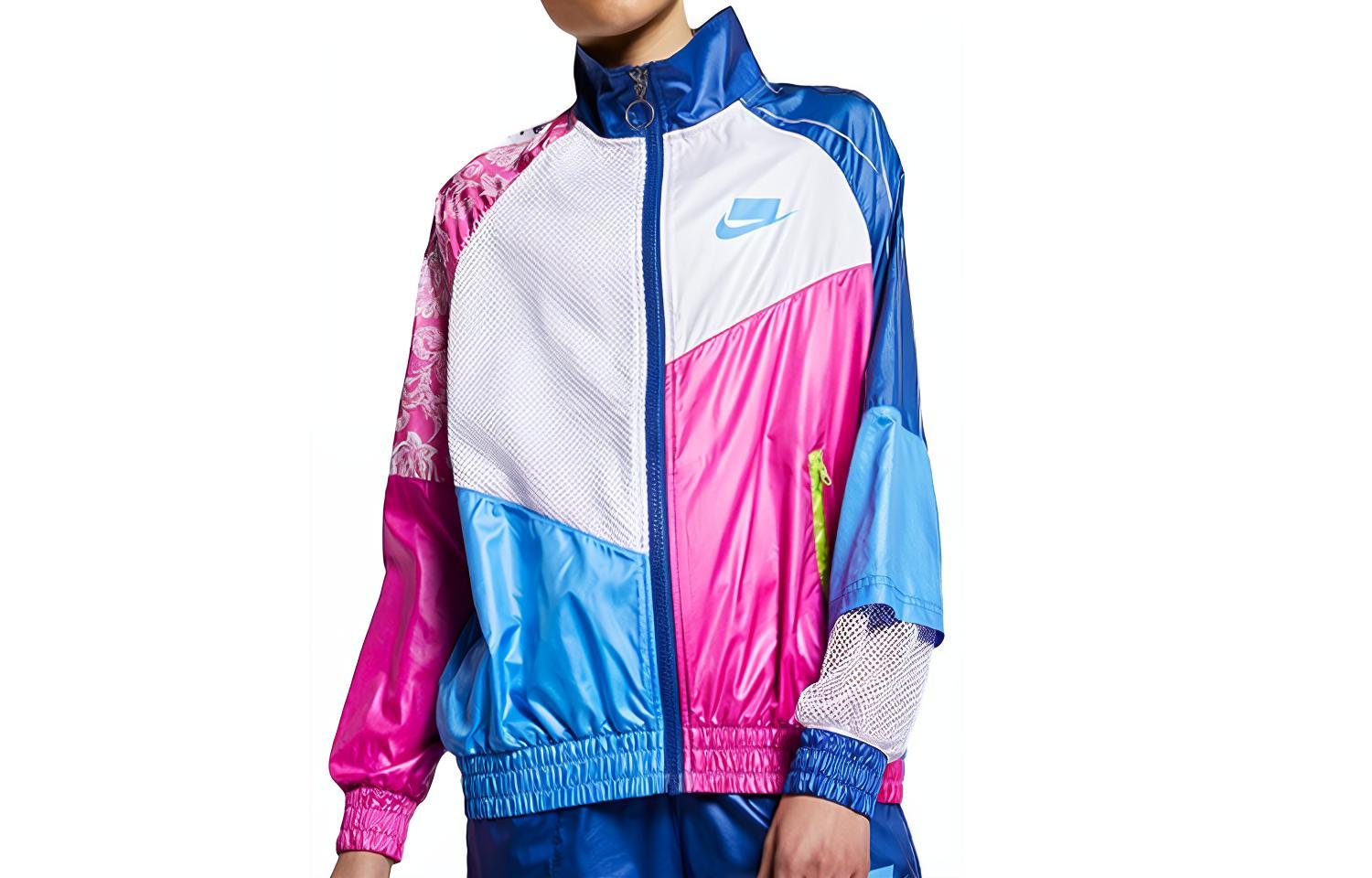 Женская куртка Nike Sportswear (сине-белый) — фото 1