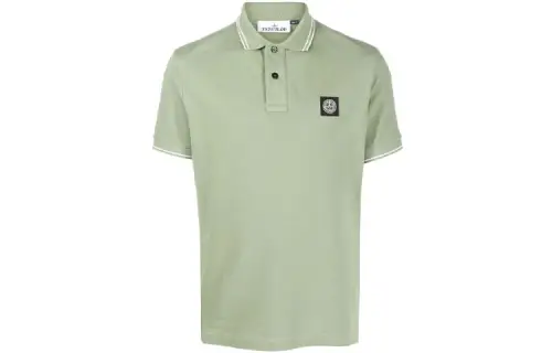 Stone Island Compass-motif polo shirt