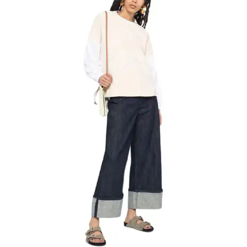LOEWE SS21 Sweatshirt Women's White