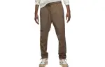Jordan Knitted Sweatpants Men's Brown Moderate Straight Fit Pants