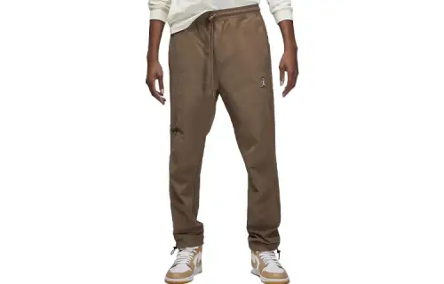 Jordan Knitted Sweatpants Men's Brown Moderate Straight Fit Pants