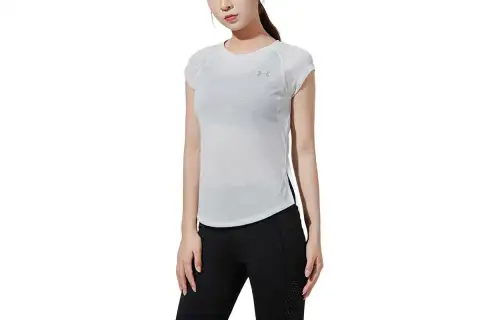 Under Armour Raglan Sleeve T Shirt Women's Gray