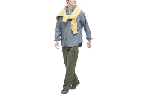 UNIQLO Cargo Pants Unisex Dark Olive Moderate