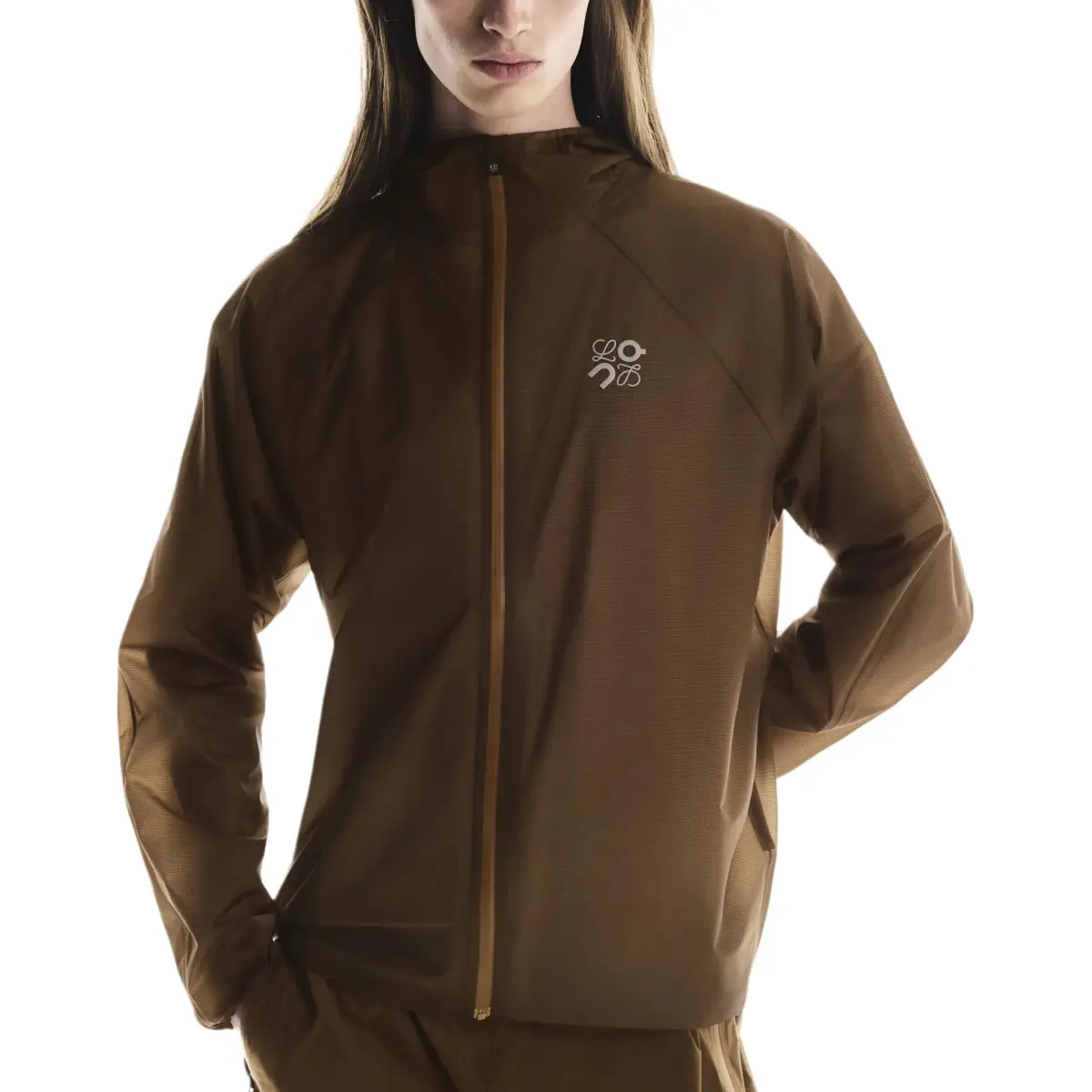 On x LOEWE Ultra Jacket Unisex Toffee Brown