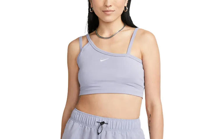 Nike Sleeveless Sports Shirts Women's Mist Gray Blue Other