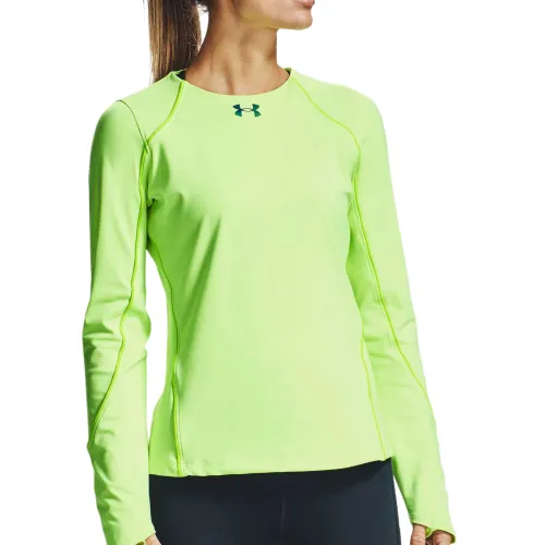 Under Armour RUSHColdGear Regular T Shirt Women's Green