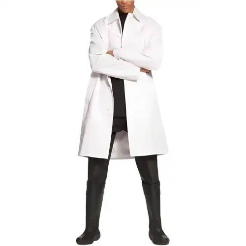 Balenciaga FW22 Trench Coat Men's White