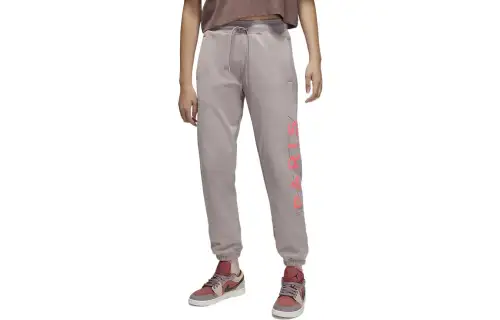Jordan Knitted Sweatpants Women's Gray Moderate Cuffed Pants