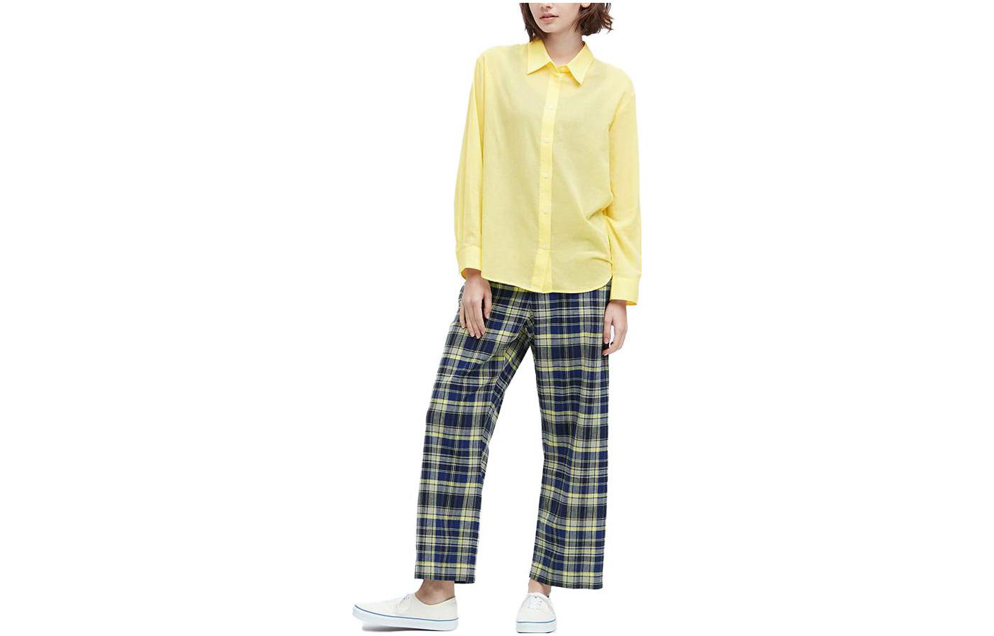 Женская куртка UNIQLO SS23 X INES DE LA FRESSANGE (светло-желтая)