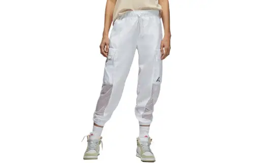 Jordan Cargo Pants Women's White Moderate Cuffed Pants
