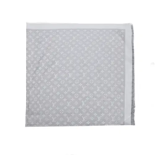 LOUIS VUITTON Monogram Denim Shawl