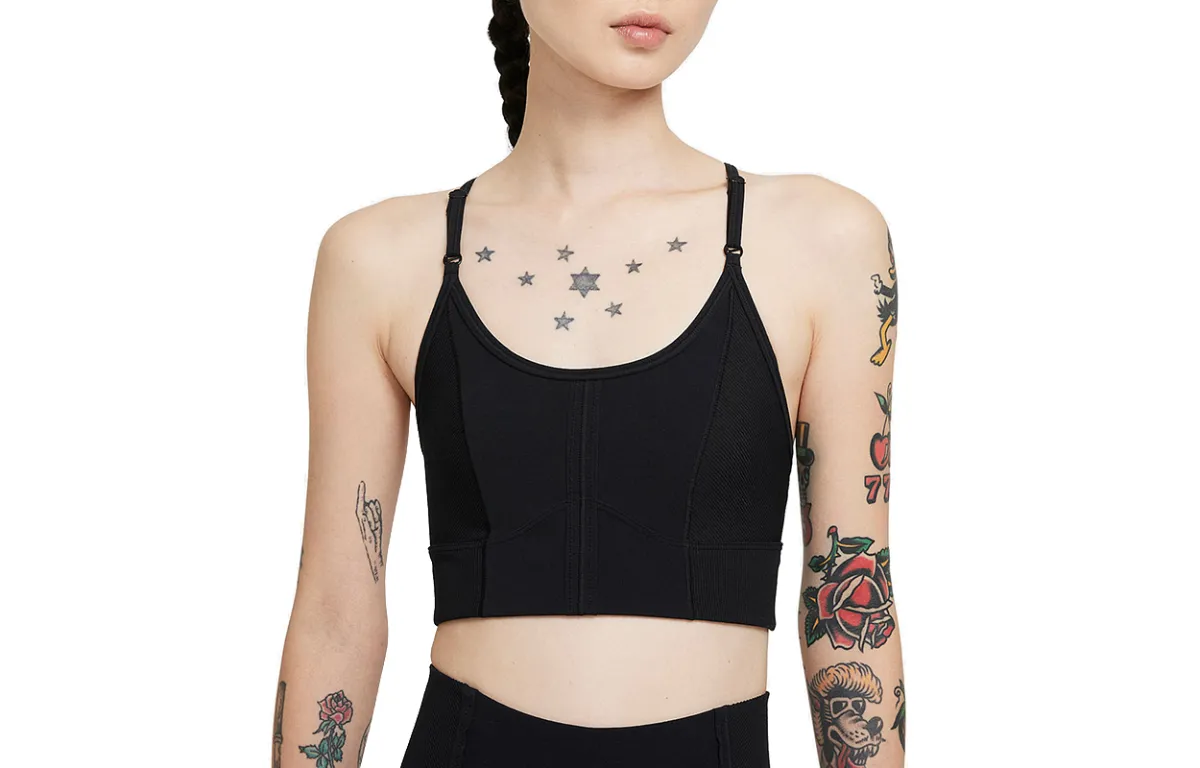 Nike Dri-Fit Tank Tops Women's Black Collarless Moderate Other