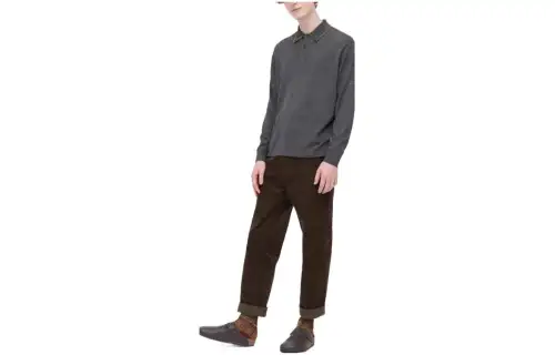 UNIQLO FW22 Casual Pants Men's Brown Black