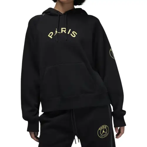 Jordan Paris Saint Germain Brooklyn Fleece Sweatshirt Women's Black