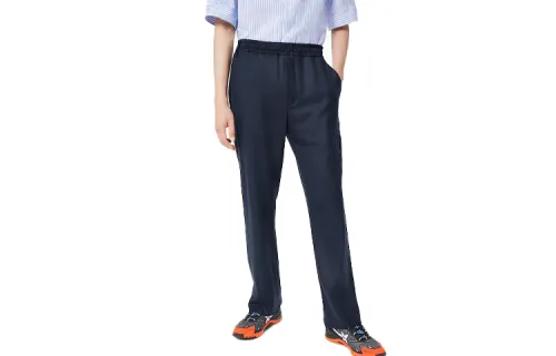 LOUIS VUITTON Knitted Sweatpants Men's Black