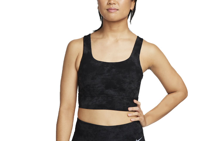 Nike Zenvy Tie Dye Women's Medium Support Padded Longline Sports Bra