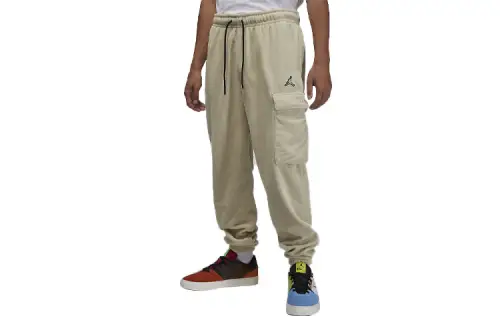 Jordan Knitted Sweatpants Men's Light Olive Green