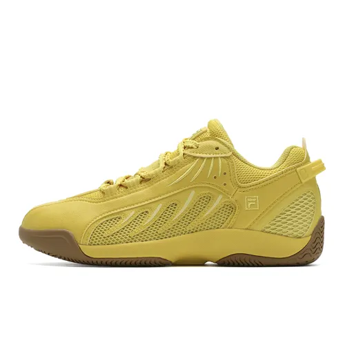 FILA ADE2025 Breathable Lightweight Breathable And Lightweight Low top Casual Shoes Women's Passion Fruit Yellow