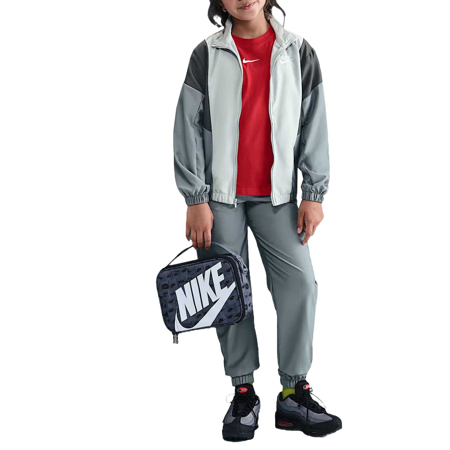 Детский спортивный костюм Nike Sportswear (серо-черный)